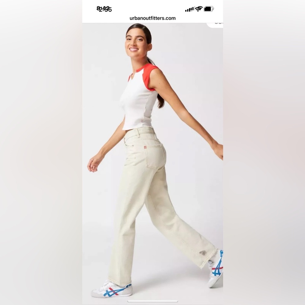 Urban Outfitters BDG Cowboy Off White Jeans 26